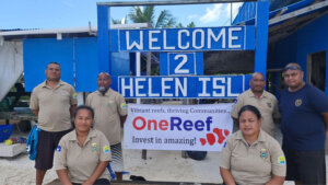 The Roots to Reefs and Beyond Micronesia Fisheries Learning Event helen-reef-ranger-station-team